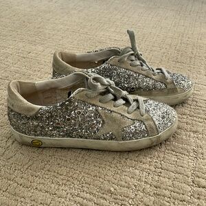 Golden Goose kids size 32 glitter sneakers